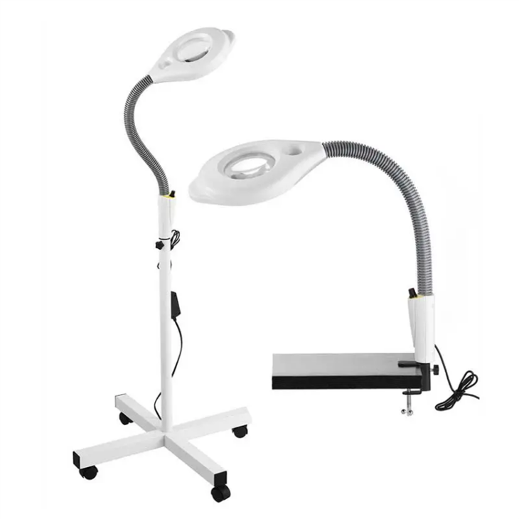 Stojací stojací zvětšovací lampa